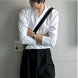 cosyharu henly-neck boonddo long-sleevd shirt