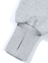 OFF-SHOULDER SWEATSHIRT_Melange Gray