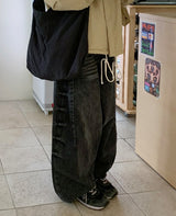 [Unisex] ケントレコアジャストバルーンワイドデニムパンツ