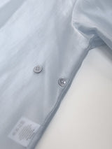 Tony See-through Wrap Balloon Fit Blouse