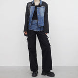 [NONCODE] Zenbian color denim jacket.