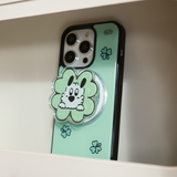 (SET) Clover_magsafe Epoxy smartphone case + Clover magsafe Tok 
