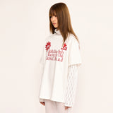 Layered T Shirt - White