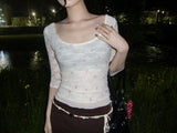 Vintage Rosy Lace T