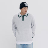 LOW GAUGE POLO KNIT