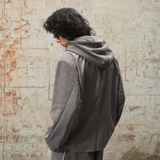 RELABEL 24SS ‘Conductor’ Deconstructed Patchwork Contour Sweatshirt Blazer