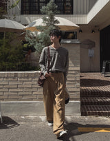 Hina Stripe V-neck Knit