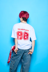オクトパスフットボールTシャツ×バンダナ（レッド）