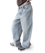 Tendi Fold-Over Wide Jeans