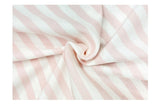 Pink stripe lace-up sleeveless t-shirt