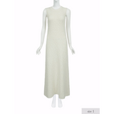 Long knit dress