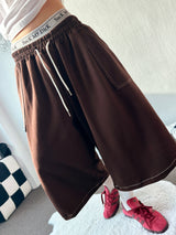 Ski Stitch Detail Carpenter Bermuda Shorts 5color