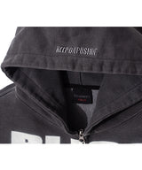 RG Bliss Washed Zip-up hoodie (Charcoal)