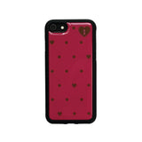 dot epoxy case - raspberry cookie