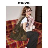 muva. Extra‑Large‑Capacity Triangle Shoulder Bag for Women, Premium‑Feel Niche Purse for Autumn‑Winter Commute, New Arrival Dec 19