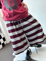 Frisening Stripe Bermuda Shorts 4color