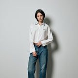 [WM] Poplin Cropped Shirt_White