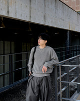 ヒルドパネルクロップハチニット