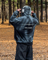 Anarchy Dirty Washing Hoodie Zip-up Warmer