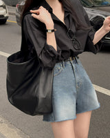 Binv denim shorts