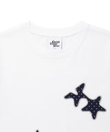コージースターアップリケ半袖Tシャツ ホワイト(CV2GMFT515A)