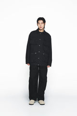 25SS OVRERSIZE FOUR POCKET WORK JACKET BLACK