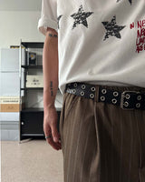 HD Pintuck Striped Pants