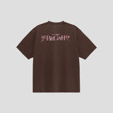 ピースTシャツ - BROWN