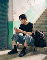 26SS★ Boy Crop U-Neck Short Sleeve T-Shirt