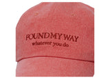 Signature Lettering Logo ball cap - Coral