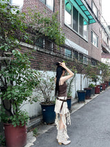 Fairy Ribbon Cargo Miniskirt