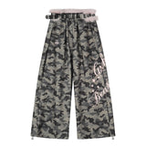 Nova Camo Fur Belt Pants 233413994