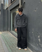 バルーンパッチカーゴパンツ(チャコール)