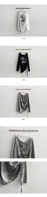 ユートストリングロングTシャツ