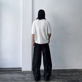 Mineral Grey Relaxed Full-Length Pants