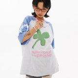 Clover Overfit Raglan T-shirt [Light Grey]