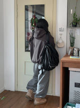 バイベンフラワーフリースジョガーブラッシュドパンツ
