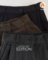 Mur pintuck wide slacks