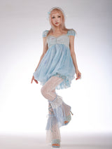 Rose Island ジェリーフィッシュ ムーンライトガール レースメッシュドレス