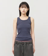 (W) Moto Stud Sleeveless