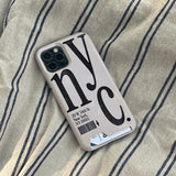 NYC フォーンケースブルー (card)