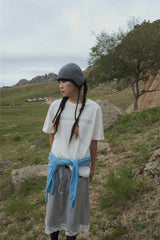YWD ロゴTシャツ_ホワイト
