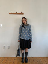 26SS★ [BAONHAUS]クールアンバランスフリルレイヤードスカート