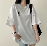 Surprised cat loose fit short sleeve