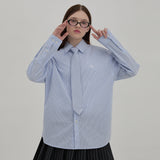 Tie Set Stripe Shirt