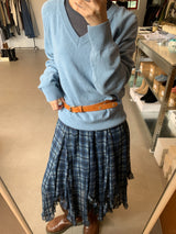 Horsebit leather belt(5color)