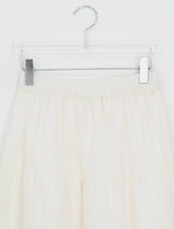 Bonomi Vintage Punching Tiered Banding Long Skirt