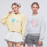 25P パーセントスポーツクロップスウェットシャツ 25B41224YL