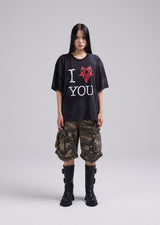 I YOU T-SHIRT (BLACK)