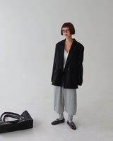 Step Oversized-Fit Blazer Jacket
